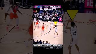 PART 1  SGA Foul in Clutch 😵‍💫 Thunder vs Pelicans Ending nba shorts [upl. by Latreece]