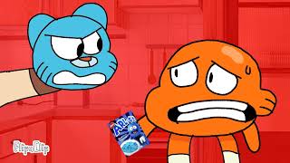 Darwin eats gumball cereal but I animate it remake read desc [upl. by Karim]