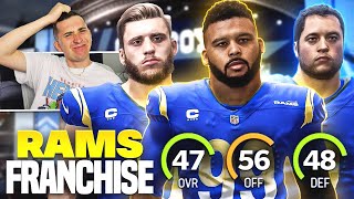 10 YEAR REBUILD WITH THE RAMS THE WORST TEAM IN NFL Year 1 [upl. by Yeldoow]