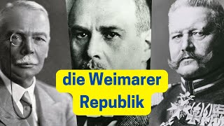 Was geschah in der Weimarer Republik  19201923 [upl. by Orhtej]