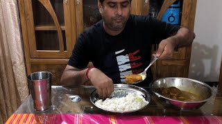 FOOD EATING SHOW EATING BIG FISH CURRY amp DAL WITH RICE [upl. by Jelle]