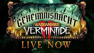 Geheimnisnacht Returns to Vermintide 2  Spooky Warhammer Halloween Stream [upl. by Neelie146]