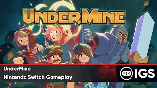 UnderMine  Nintendo Switch Gameplay [upl. by Aicilf839]