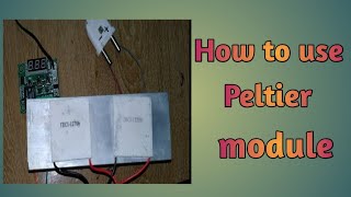 What is PeltierThermo Electric Cooler  amp how to set up Peltier module [upl. by Mou]