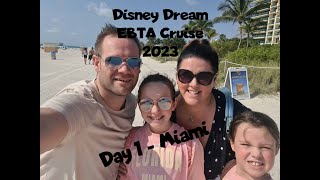 Disney Dream Eastbound Transatlantic amp Mediterranean Cruises  Day 1 Miami [upl. by Sid970]