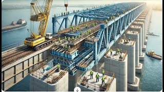 This Modern Bridge Construction Method is Very INCREDIBLE Amazing Construction Equipment Machines [upl. by Arathorn]