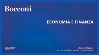 Economia e finanza [upl. by Borg]