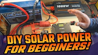 Build Your Own DIY Solar Power System  Step by Step Guide [upl. by Osmen491]