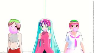 MMD JJMM JJTIG JJRAAD Bubble Gum [upl. by Ssenav763]