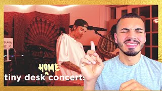 FIRST TIME HEARING JUSTIN BIEBER NPR Tiny Desk Home Concert REACTION [upl. by Nirred58]