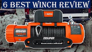 Best Winch  Top 6 Best Winches in 2024 Reviews Buying Guide [upl. by Acinet]