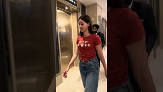 Ananya Panday clicked in mumbai ananyapandey shortvideo [upl. by Remoh542]