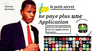 comment utiliser les applications payantes gratuitement  Florent kientega [upl. by Akinom15]