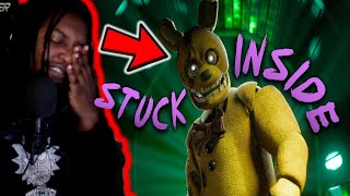 STUCK INSIDE  FNAF MUSIC VIDEO Living Tombstone CG5 Black Gryph0n and More DB Reaction [upl. by Janerich]