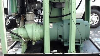 How a oil flooded rotary screw air compressor works [upl. by Fugazy]