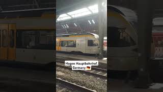 Hagen Hauptbahnhof Germany 🇩🇪 hagen hauptbahnhof germany trending train shorts [upl. by Bekha]