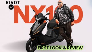 RIVOT NX100 ELECTRIC SCOOTER REVIEW🏍 RELEASE UPDATE🏍 SPEED RANGE 🏍PRICE🙏🙏 [upl. by Aikemot]