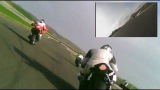 S1000RR vs ZX7R trackday Navarra Spain [upl. by Marianne]