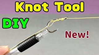 Fishing Hook tying tool that can be used in 10 ways Great fishing tool DIY Fishing [upl. by Nazay389]