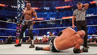 FULL MATCH  Goldberg vs Bobby Lashley wManager MVP [upl. by Ecnerol]