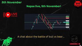 Nepse live 5th November educational nepsestock [upl. by Melly]