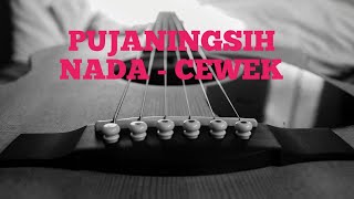 PUJANINGSIH KARAOKE  NADA CEWEK akustik version [upl. by Avika]