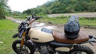 Fantic Caballero 500 Rally  First ride review  Muddy offroading and river crossing  Philippines [upl. by Steffane]