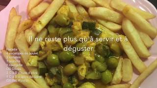 Poulet frites façon tajine [upl. by Arhez]