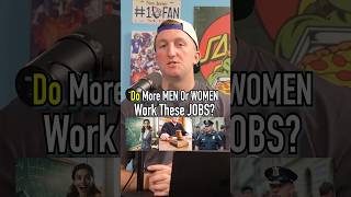 Do More MEN Or WOMEN Work These Jobs shorts men women jobs work guessinggame [upl. by Anillehs]