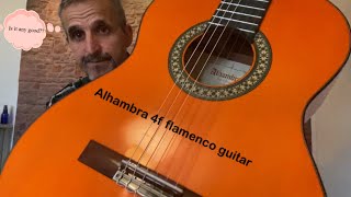 Alhambra 4f flamenco guitar [upl. by Elysia]