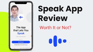 Speak App Review Is It Worth It [upl. by Ashlee749]