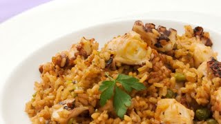 Receta de arroz con pulpo y verduras  Karlos Arguiñano [upl. by Kinghorn443]