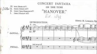 Edwin H Lemare CONCERT FANTASIA Hanover Willem van Twillert Seifert organ Heinsberg WITH SCORE [upl. by Finer637]