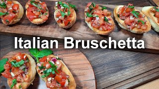 Easiest Italian Bruschetta Recipe in the World  Delicious Recipes [upl. by Mccullough]