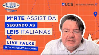 LIVE TALK A MRTE ASSISTIDA SEGUNDO AS LEIS ITALIANAS  VINCENZO DURANTE [upl. by Nothgiel719]