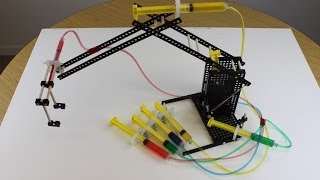 TeacherGeek Advanced Hydraulic Arm Build [upl. by Olegnalehcim]