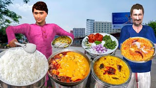 Tadka Kadhi Chawal Famous Kadhi Chawal Street Food Hindi Kahani Hindi Moral Stories New Comedy Video [upl. by Verda938]