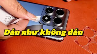 Dán bảo vệ camera Xiaomi 14T Pro bằng nhựa cứng  dán như không dán [upl. by Kristof]