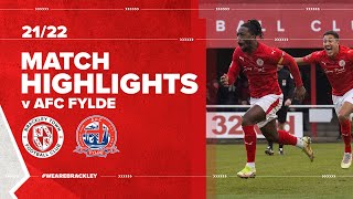 Highlights  Brackley Town v AFC Fylde Extended [upl. by Hirasuna]