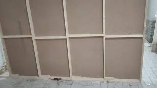 How to make wooden partition wall [upl. by Linnet]