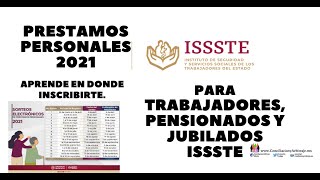 PRESTAMOS PERSONALES TRABAJADORES ISSSTE ACTIVOS PENSIONADOS Y JUBILADOS SORTEOS ELECTRÓNICOS [upl. by Ernaldus]