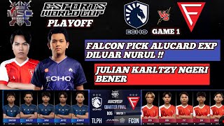 TEAM LIQUID ECHO VS FALCON ESPORTS GAME 1 MLBB MSC 2024 X EWC ESPORTS WORLD CUP PLAYOFF [upl. by Ennaeus597]