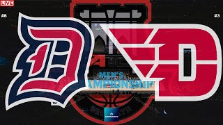 6 Duquesne vs 3 Dayton A10 Basketball Tournament Quarterfinals Live Game Cast [upl. by Akkin]