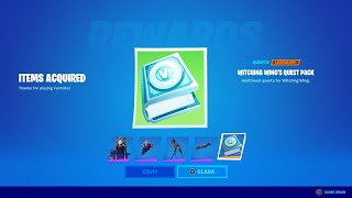 How To COMPLETE ALL THE WITCHING WING CHALLENGES in Fortnite Witching Wing Quests MYNA CHALLENGES [upl. by Eednas]