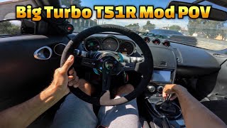 Big Turbo 350Z POV  Insane Spool 🤤 [upl. by Laet604]