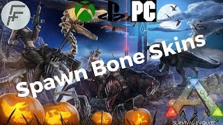 ARK Survival Evolved How to spawn Bone Skins [upl. by Labinnah]