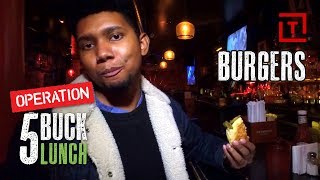 The Best Cheap Burger in NYCs Upper East Side  5 Buck Lunch [upl. by Jarrid]