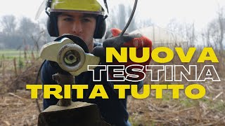 Decespugliatore NUOVA TESTINA rivoluzionaria  sostituzione FACILE del FILO [upl. by Etnovaj]