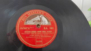 Nessun Dorma  Jussi Bjorling  HMV 78rpm  HMV 192 Gramophone [upl. by Inahc]