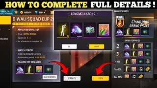 HOW TO JOIN DIWALI CUP EVENT FREE FIRE NEW EVENT FF NEW EVENT TODAY NEW FF EVENTGARENA FREE FIRE [upl. by Timmi]